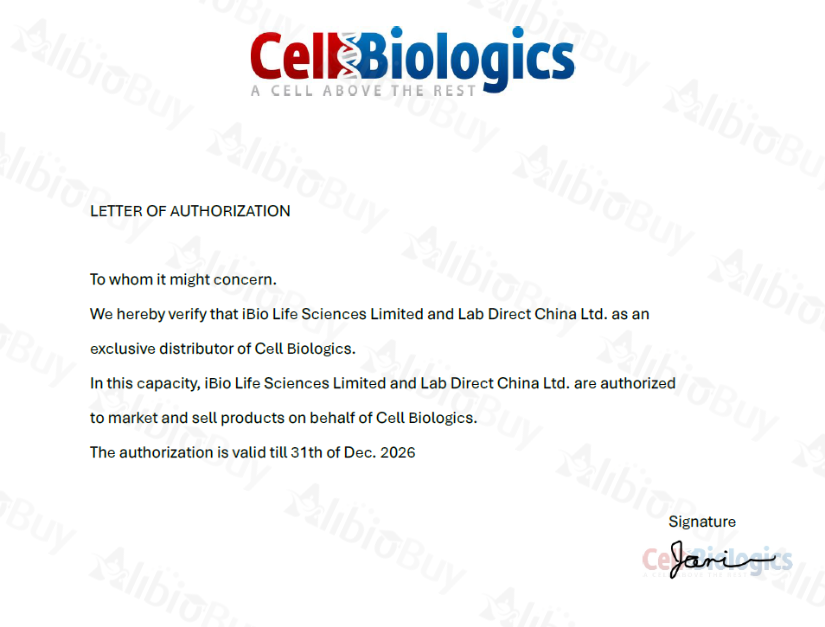 cellbiologics代理授权书